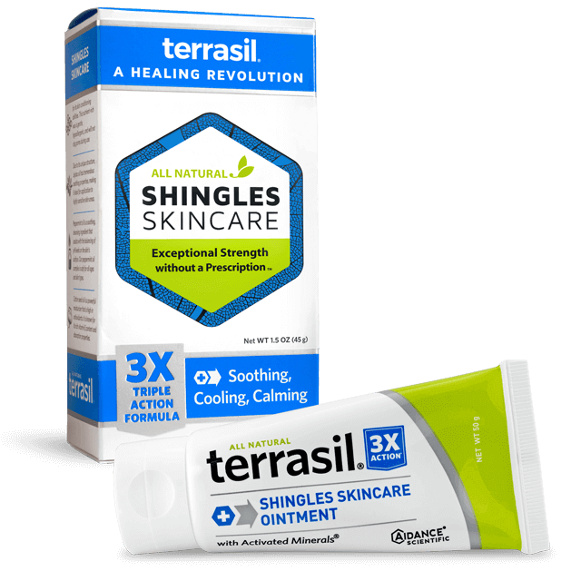 terrasil shingles skincare